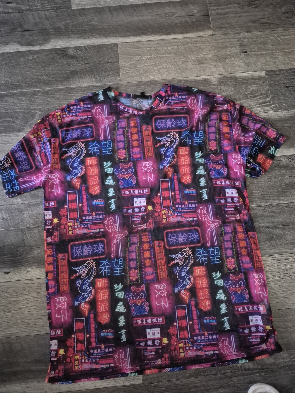' Missguided ' Brand, Sheer Midi Dress Size 12 Black & Pink / Multicolor